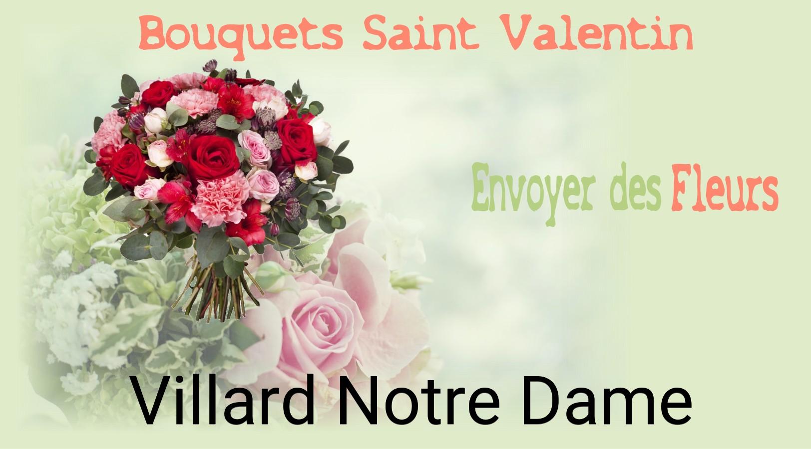 Roses de Saint-Valentin livrées à Villard-Notre-Dame